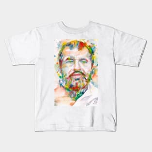 RAMAKRISHNA  watercolor portrait .3 Kids T-Shirt